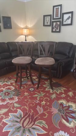Swivel Wooden Barstools