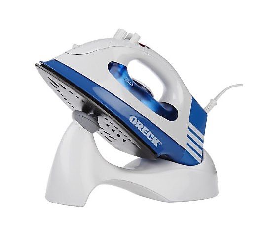 Oreck New ORECK IRON Cord Free Steam JP8100CB + Accessories OPEN BOX - New Home | Color: White