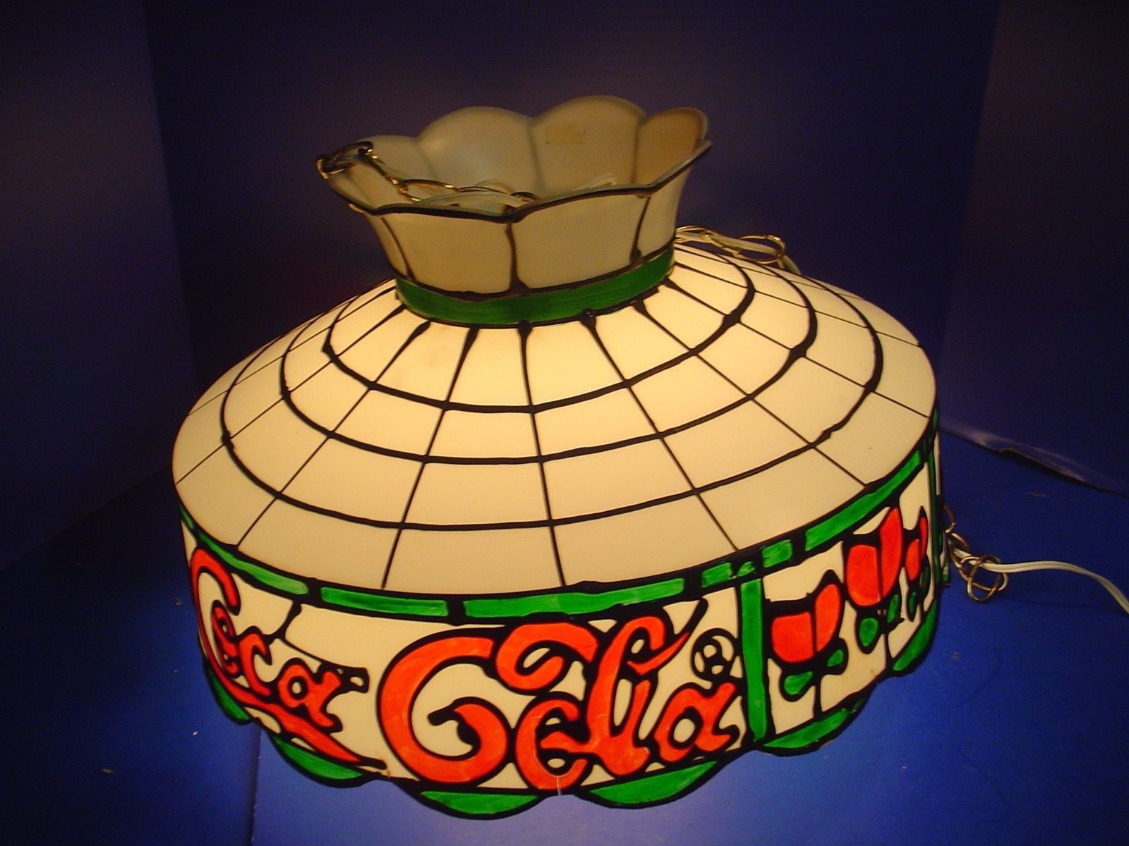 Vintage Faux Coca Cola Lamp