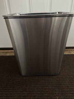 Stainless Steel Garbage Can (no lid)