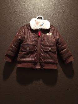 Boys Brown Bomber Jacket