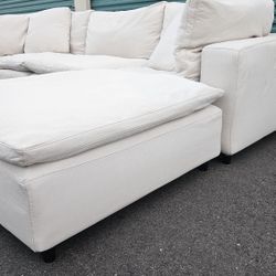 FREE DELIVERY!!! Hanging High Point "4pc" Modular Sofa + Ottoman (BEIGE)