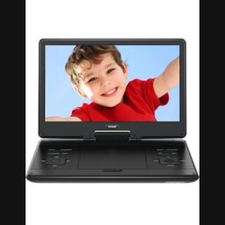 ieGeek 15.9" Portable DVD Player - with 14.0" Large HD Screen, 6 Hours Rechargeable Battery ... 