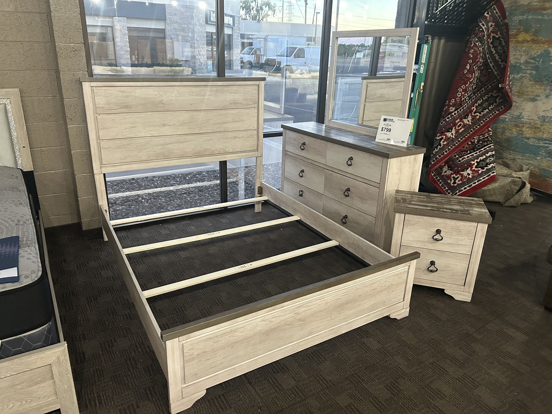 Farmhouse Rustic Bedroom Set