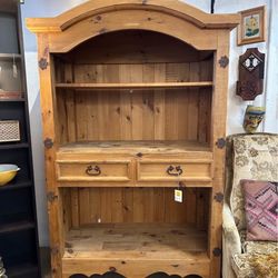 Mexican Pine Style Large Wood Arch Top Shelf DCVLQA