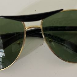 RayBan Sunglasses Black Gold Outdoor 