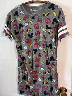 1329 Used Disney Mickey Mouse All-Over Print T-Shirt