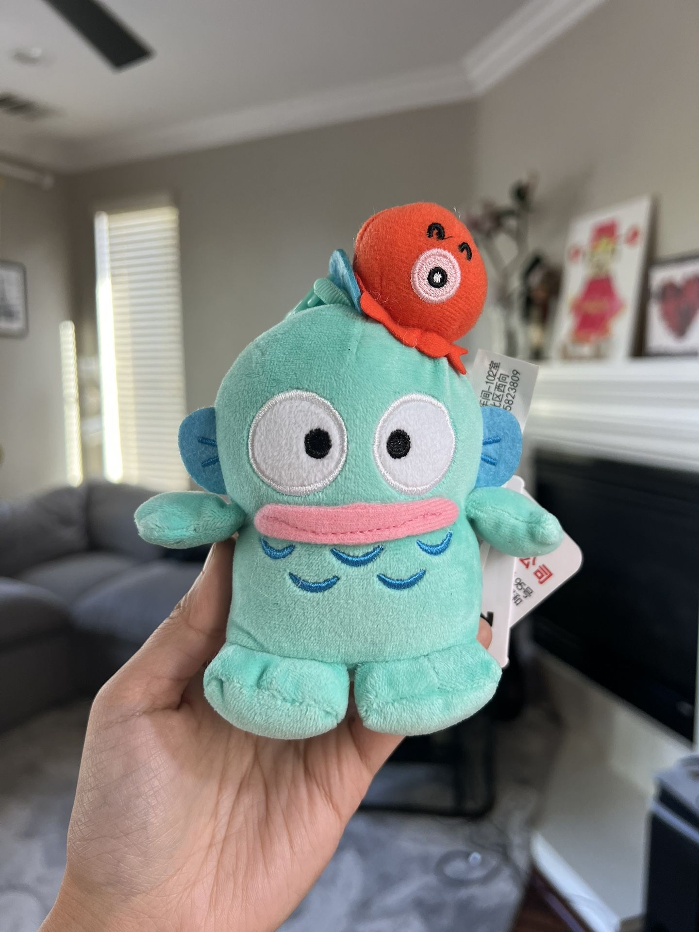 Hangyodon Plush Keychain Sanrio