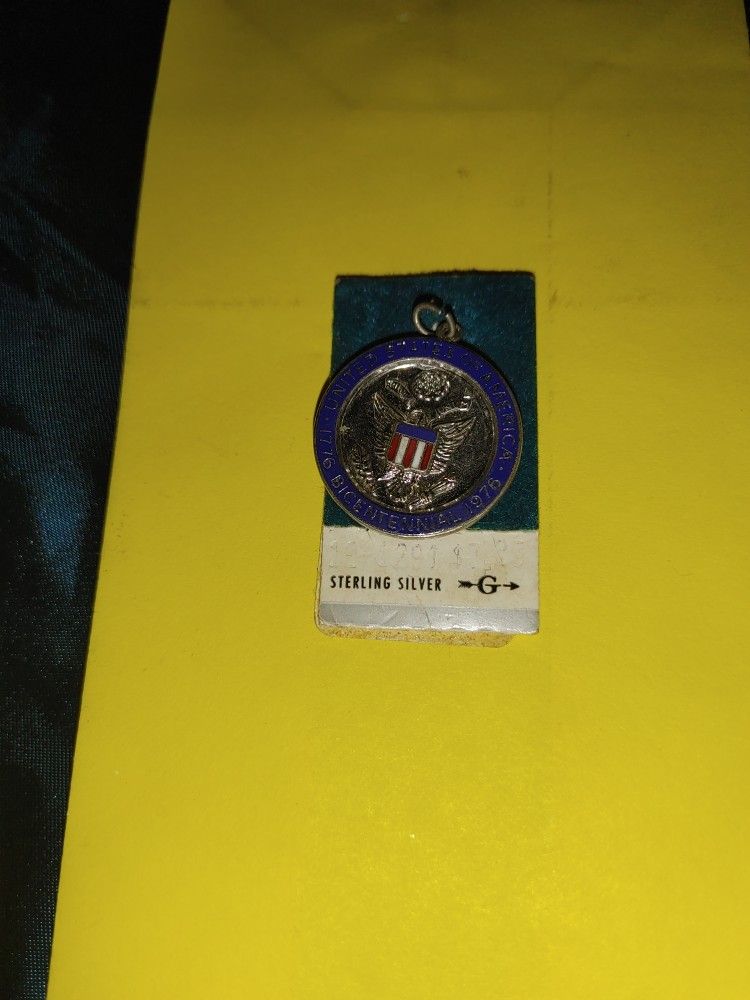 Bicentennial sterling silver Charm