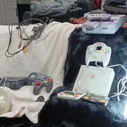 Retro Game Console Lot – N64 Dreamcast SNES Classic GameCube