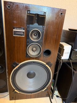 Pioneer CS-D9900 vintage/1986 4-way floor speakers 15" woofers 150 watts