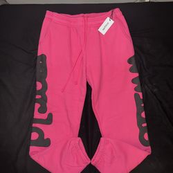 Pink Beluga Sp5der Sweatpants Size Small
