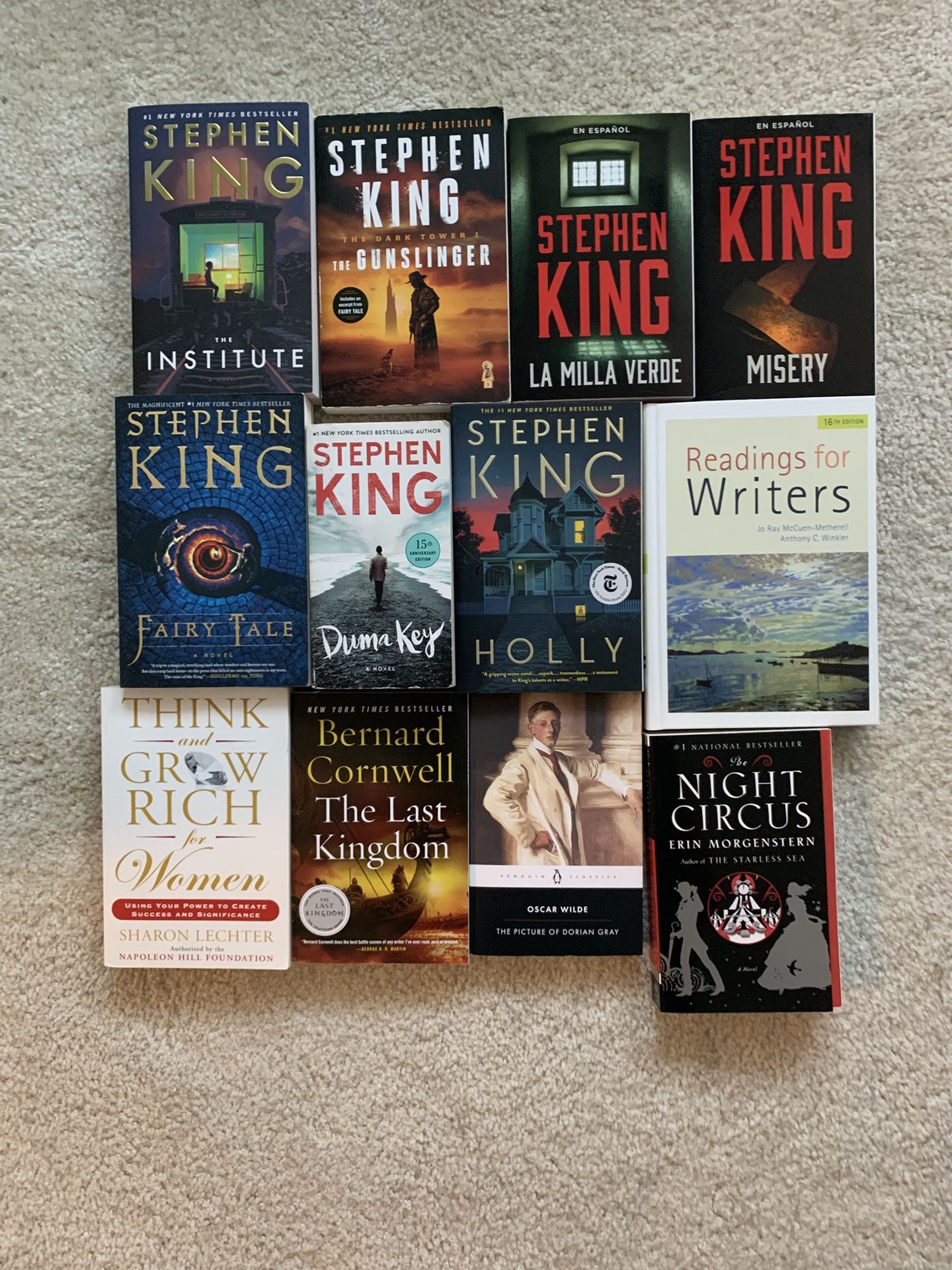 Huge Book Lot - Stephen King Collection + Bonus Books (12 Total!)