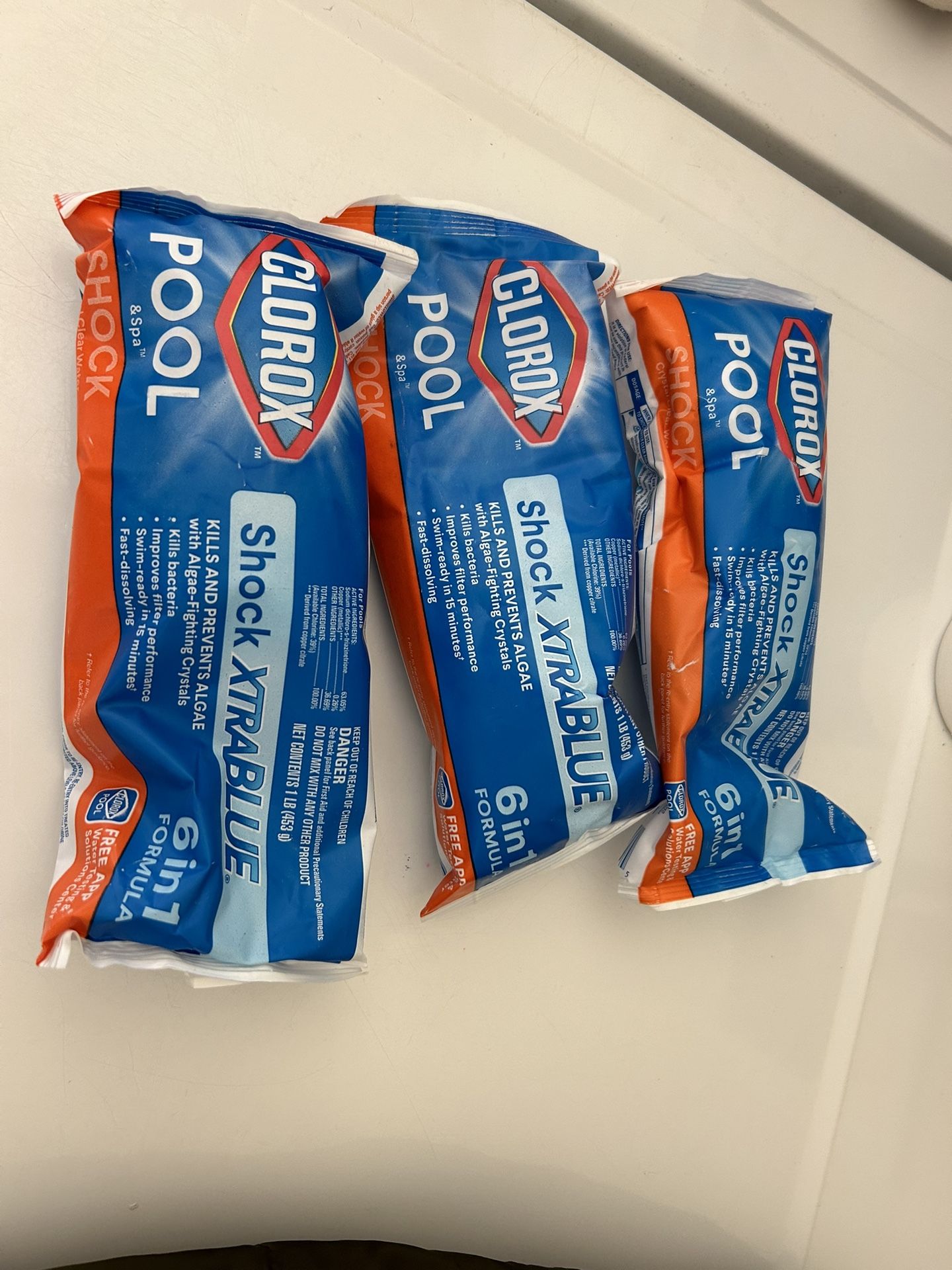 Home Swimming Pool Accessories - Shock, Test Strips, Chlorine Tablets 