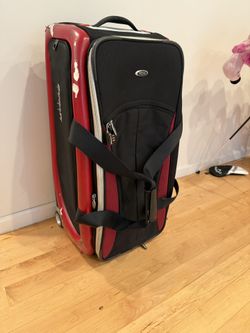 Vintage Tumi Ducati 2 Wheeled Travel Duffle 30” X 14” X 11”