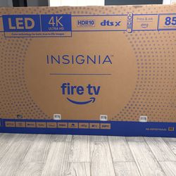 Fire tv 85” NEW IN BOX NEVER OPEN