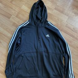 Adidas Full Zip Hoodie Size Large