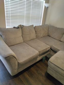 Gray soft couch