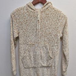 Girls Hooded Cat Onesie 