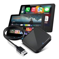 Car TV Mate Pro With Wireless CarPlay Adapter, HDMI Converter for Fire TV Stick/Game Machine, Plug amp Play, HDMI Input, Online UpdateCar TV Mate Pro 