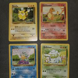 Starter Pokemon Cards From 1999