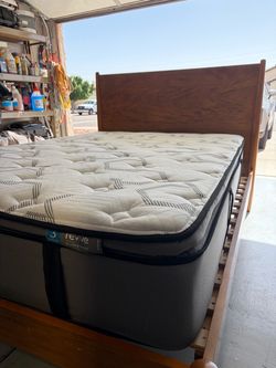 Full size mattress and frame