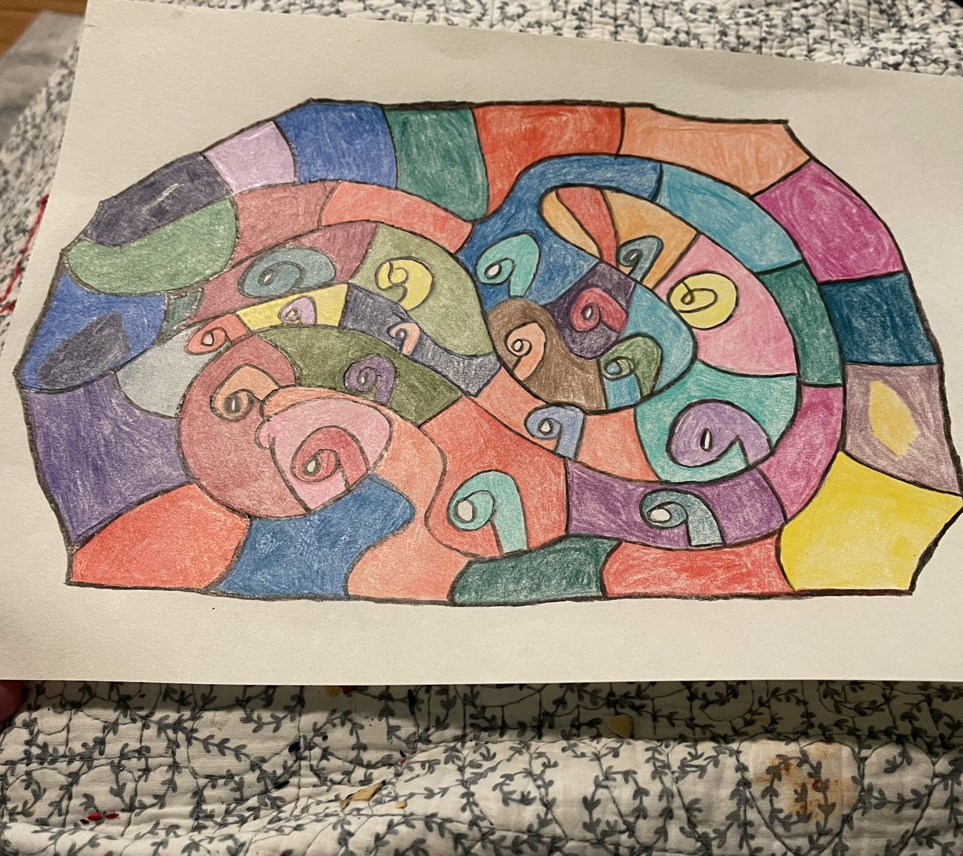 Unknown Figure Abstract Art