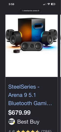 SteelSeries Arena 9 5.1 Gaming Speaker System