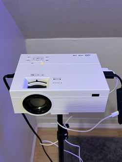 Projector with stand