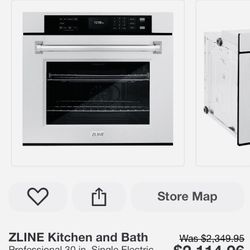 ZLINE Kitchen and Bath Professional 30 in. Single Electric Wall Oven with Convection and Air Fry in Fingerprint Resistant Stainless Stee
