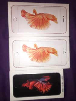 2 Rose gold iPhone 6s Plus and space grey iPhone 6s