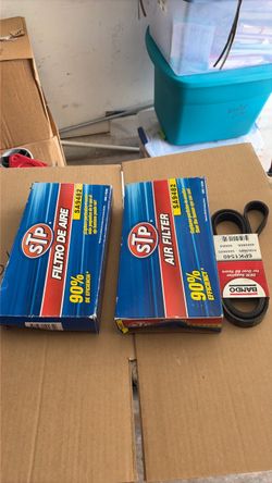 Free air filter and belt for 2005 Toyota Corolla