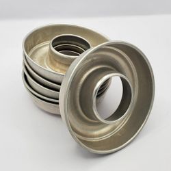 Vintage Mini Bunt Cake Moulds. Aluminum. HARD TO FIND!