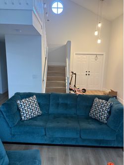 Dark Teal Couch