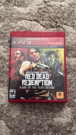 Red dead redemption game of the year for playstation 3