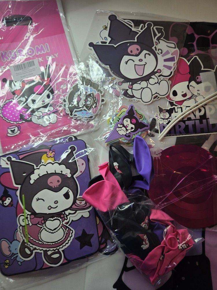 Kuromi Birthday Party Supplies