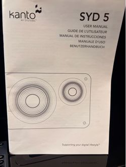 Kanto syd5 iPod speaker+ipod