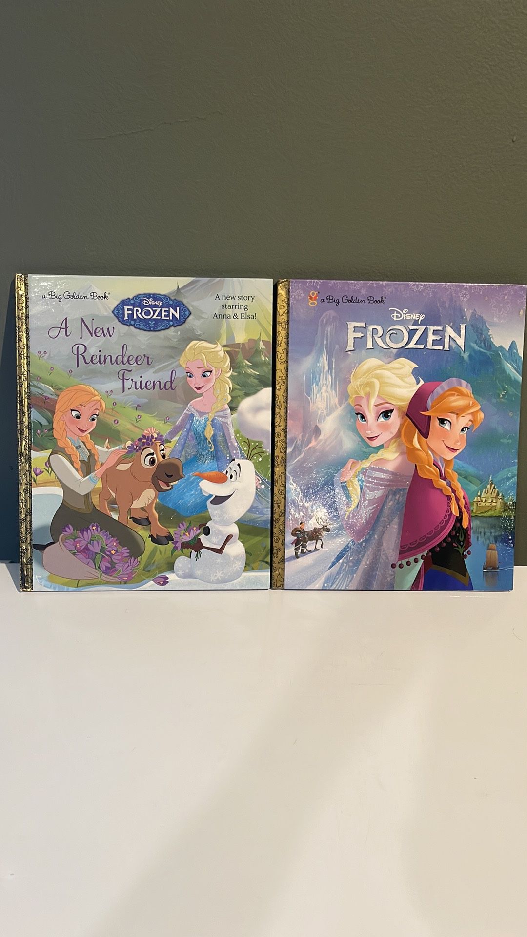 A Big Golden Book Disney Frozen & A New Reindeer Friend