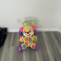 Baby girl walker aid