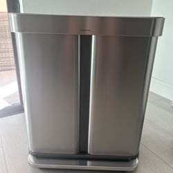 simplehuman Dual Compartment Trash Can