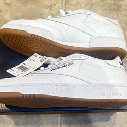 Reebok Club C 85 Men 8.5  Hommes Tennis White/Royal/gum