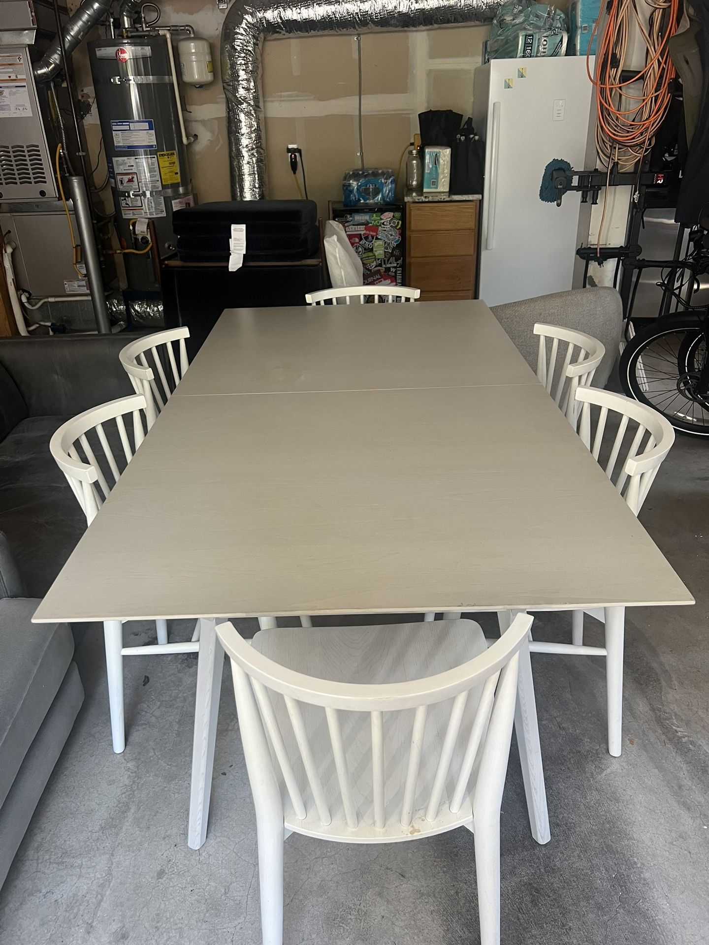West Elm Dining Table With 6 Chairs 