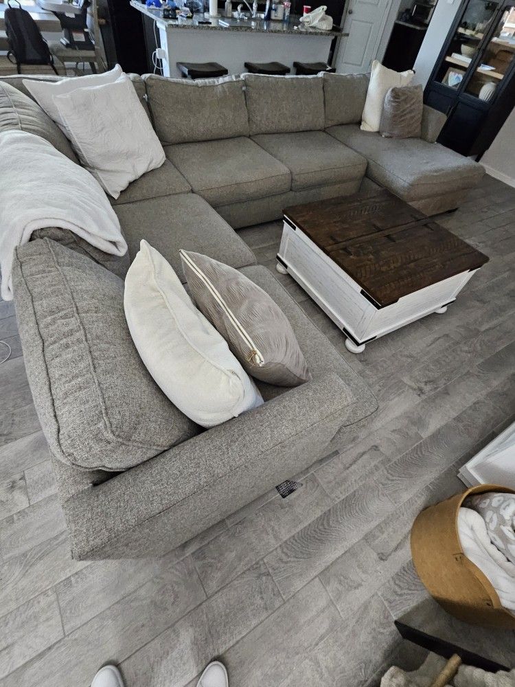Sectional Grey Couches