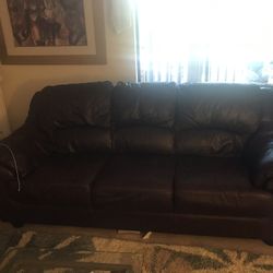 Couch and Chair leather 
