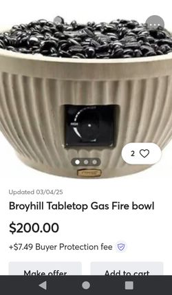 Table top firebowl