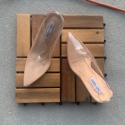 Clear Vinyl Heels