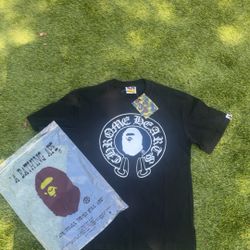 Chrome x bape tee 