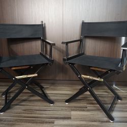 Set of 4 Casual Home Director’s Chairs – Classic Black $40