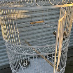 Large Wrought Iron bird Cage 