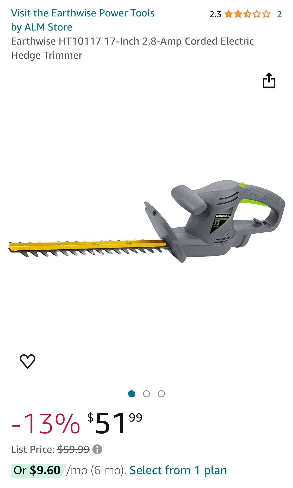 Electric Hedge Trimmer